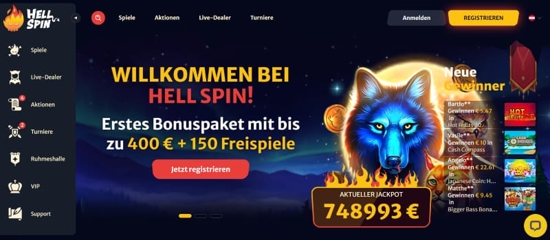 hell spin casino website