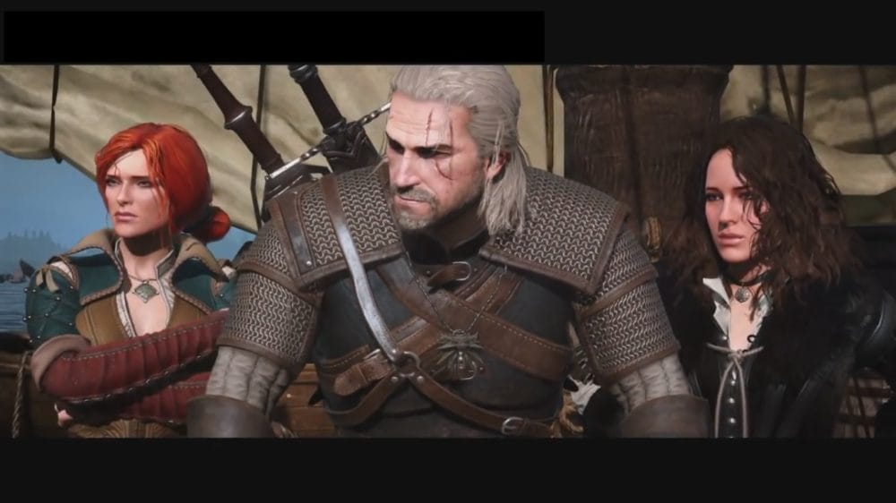Geralt, Triss und Yennefer in The Witcher